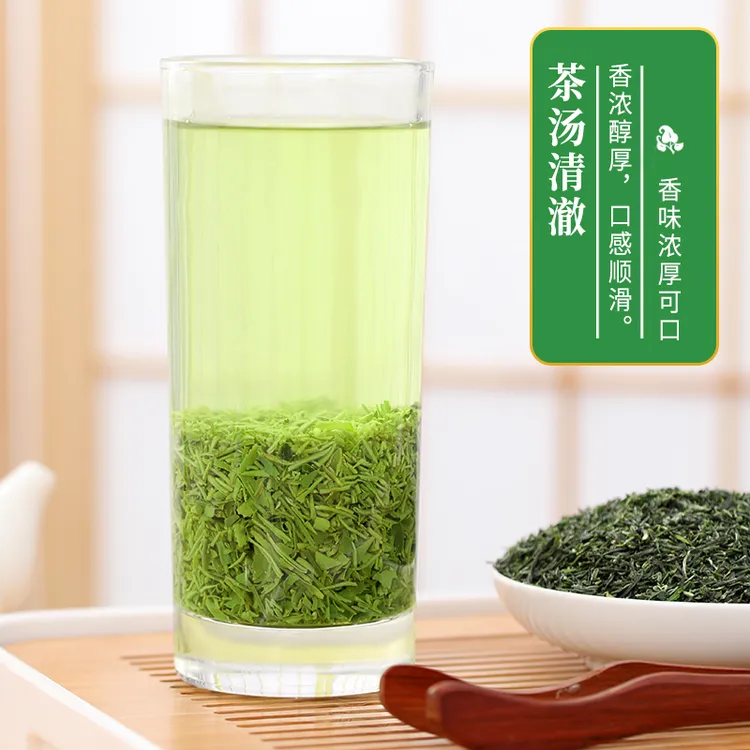 谭河信阳毛尖明前新茶断芽高碎茶绿茶2026年茶沫口粮茶500g茶叶商品图