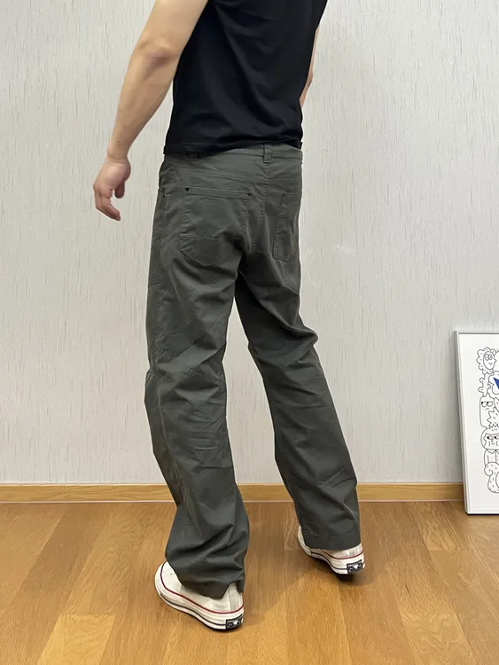 【卡秋山】弯刀军裤春夏小珠帆军鸟工装裤百搭立体剪裁拼接直筒长裤