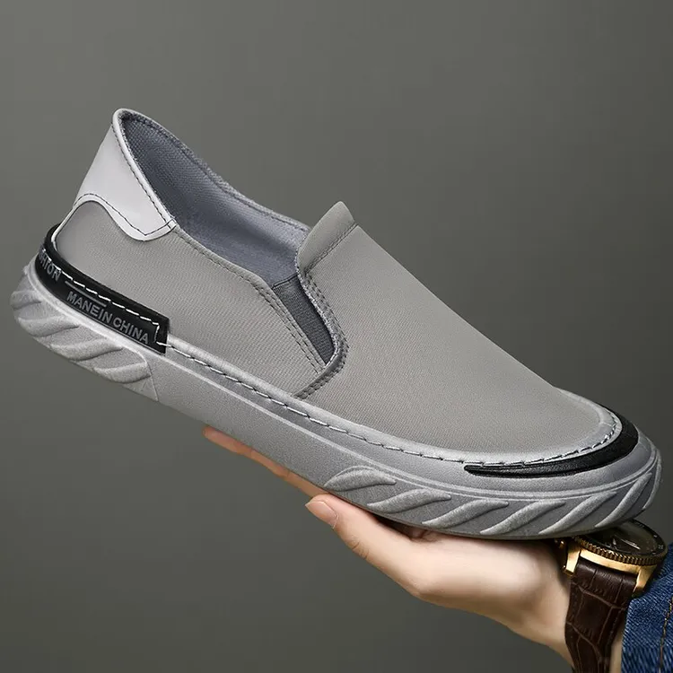 男士帆布鞋+休闲夏季风+潮流时尚+轻便透气