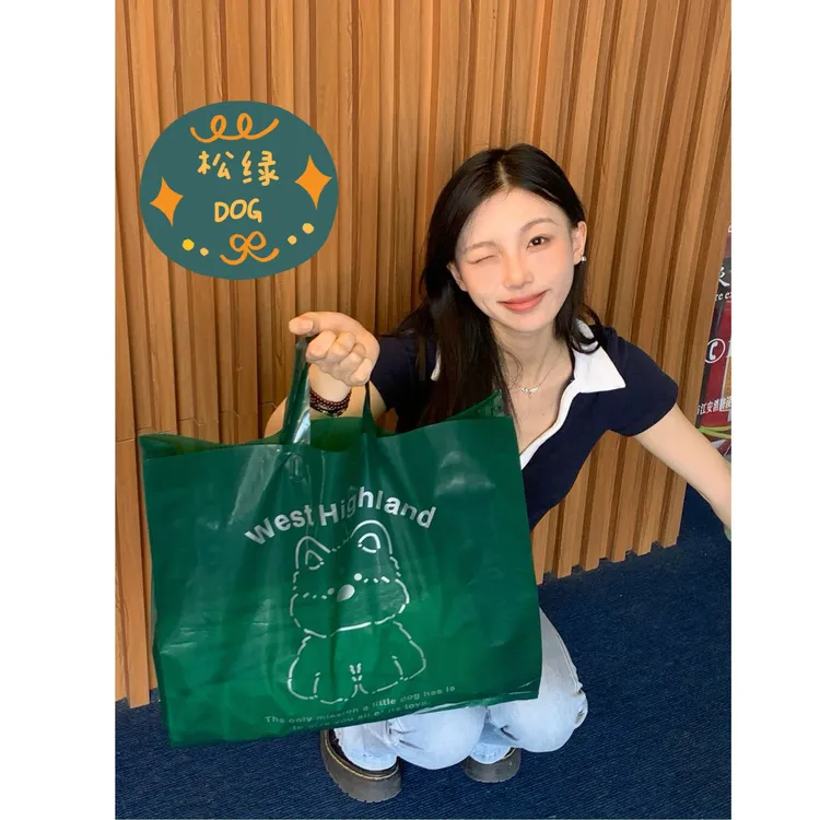精品手提袋时尚塑料包装袋礼品购物袋服装店袋子加厚服装手提袋