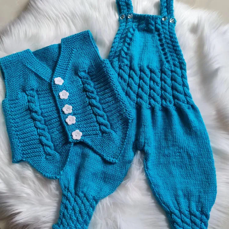 萝卜裤套装材料包  1到2岁(非成品)