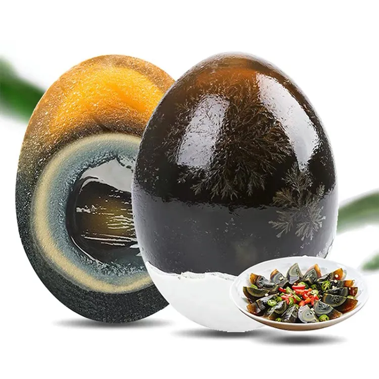 正宗松花鸭皮蛋传统无铅工艺农家自制精品特色新鲜营养溏心16枚