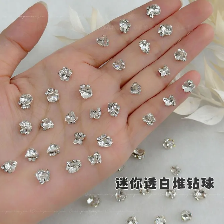 【小号成品堆堆钻】满钻美甲饰品堆堆钻美甲款式推荐2025爆款美甲