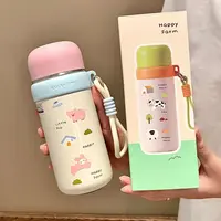 恒度快乐牧场小巧保温杯316不锈钢女生高颜值学生便携直饮水杯子