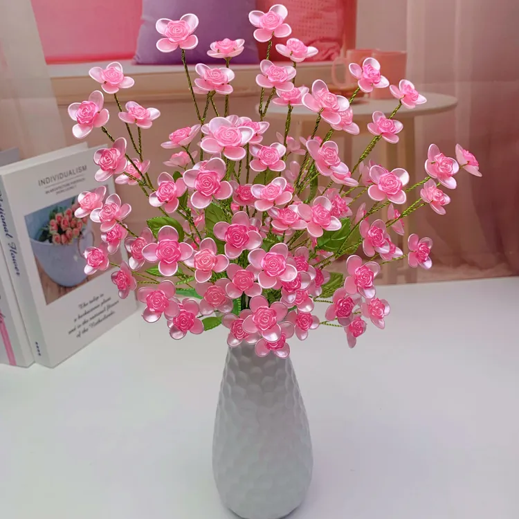 （送花瓶）四季玫瑰花材料包