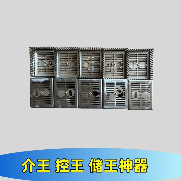 养蜂工具不锈钢蜂王笼多功能蜂王笼蜂储王器意蜂针式全套熊蜂宠物