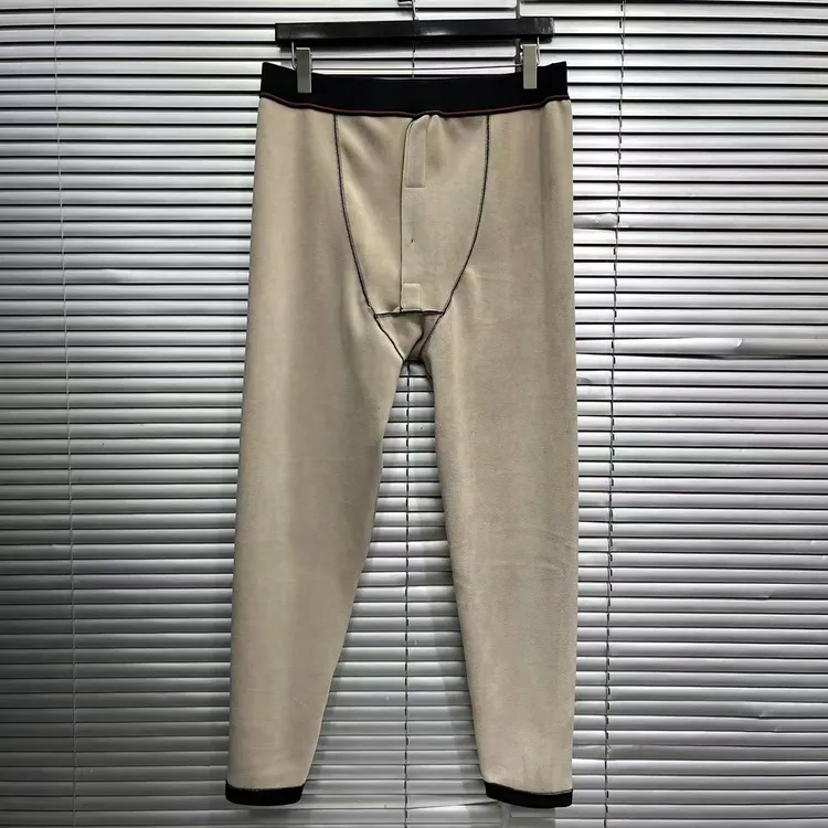 500克左右男士加肥加大码冬季羊羔绒一体裤胖子厚打底秋冬保暖裤