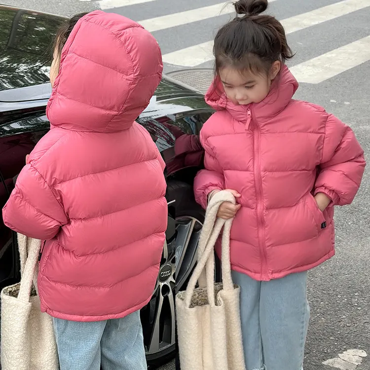 巴拉巴拉男孩女孩2025冬新短款洋气加厚宝宝儿童羽绒服男童女童中