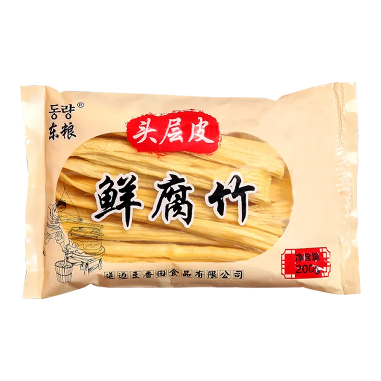 东粮鲜腐竹 免泡发 原浆头层皮 200克*3袋