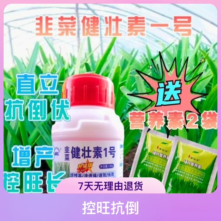 健壮素一号专用组合直立控旺抗倒安全不干尖大蒜韭菜叶面肥