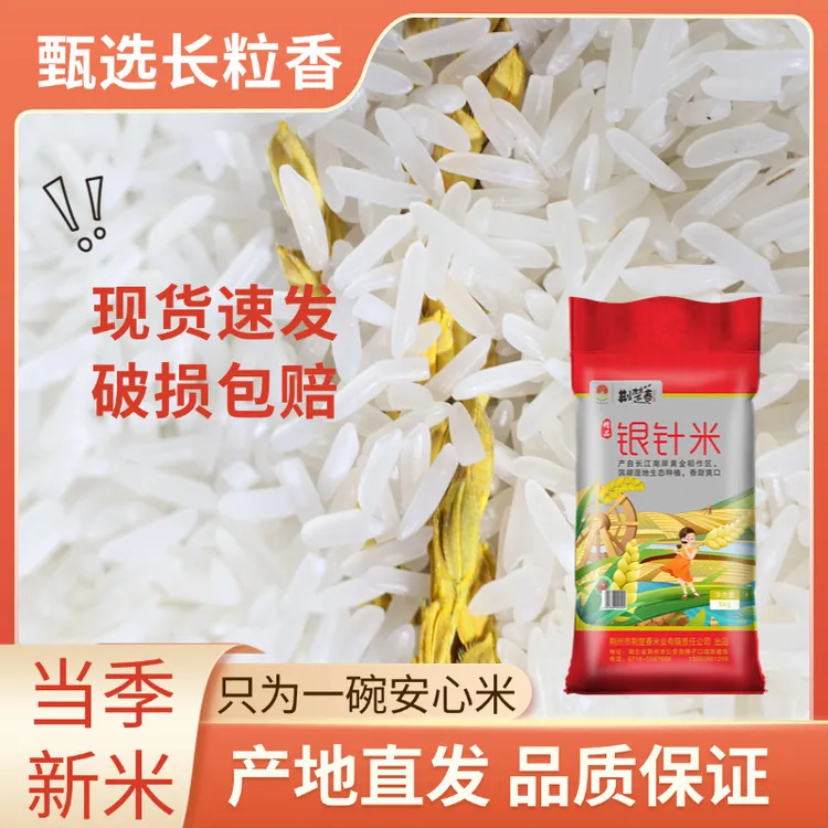 荆楚春甄选25年新米长粒香米银针米2