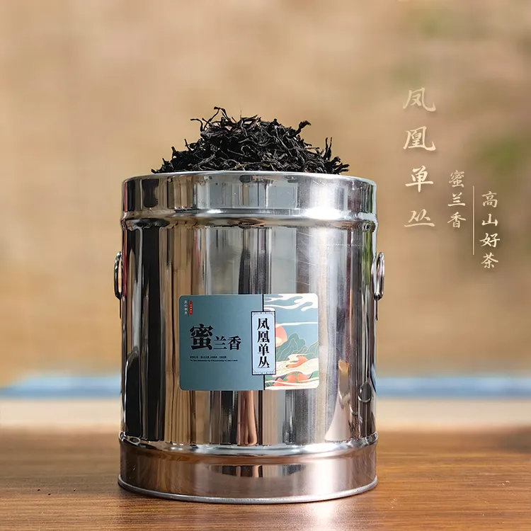 茶礼2025春茶蜜兰香桶装潮州功夫茶送礼凤凰单丛茶500g工夫茶