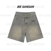 【SANSAN】百搭高腰休闲时尚复古水洗牛仔裤DY-3022