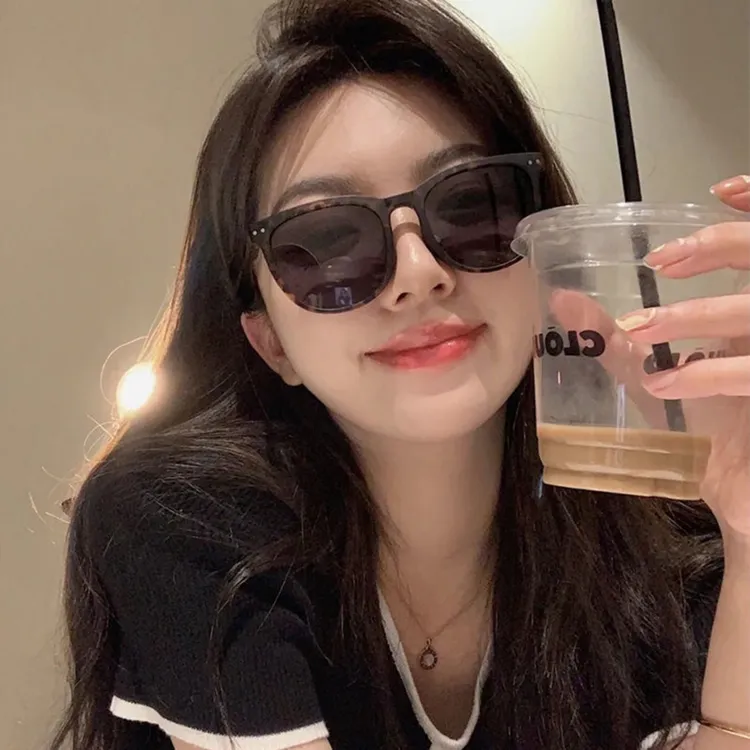 安纳塔折叠墨镜开车夏季防晒潮流偏光防紫外线户外太阳镜1.0女款