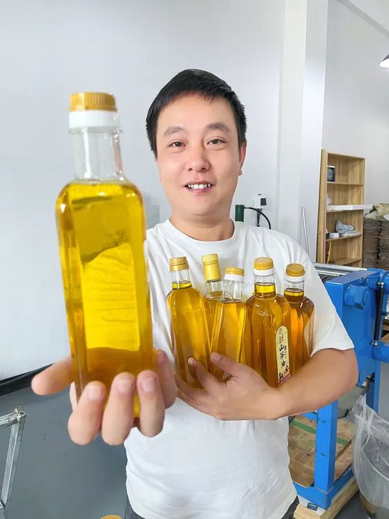 生榨 江西农家土茶油 冷榨山茶油 茶籽油500ML低温新鲜