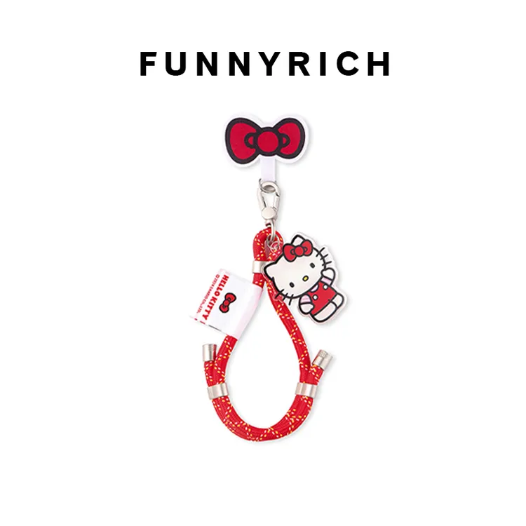 FUNNYRICH正版三丽鸥扭扭糖短款手机链手机壳挂绳新款挂链女联名