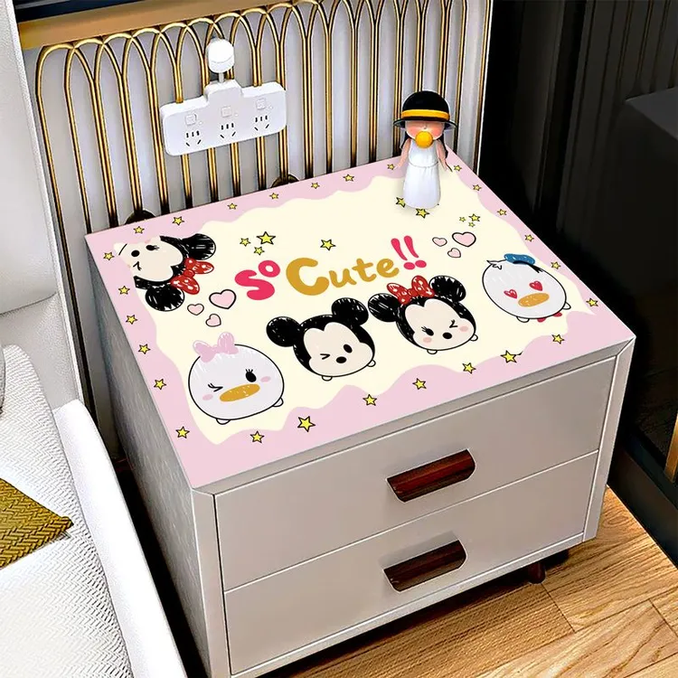 床头柜垫吸水卡通软硅藻泥防烫防尘盖布免洗可裁剪耐脏盖布洗衣机