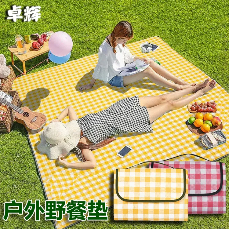 野餐垫防潮垫加厚户外地垫便携户外露营野炊防水春游帐篷草坪坐垫商品图