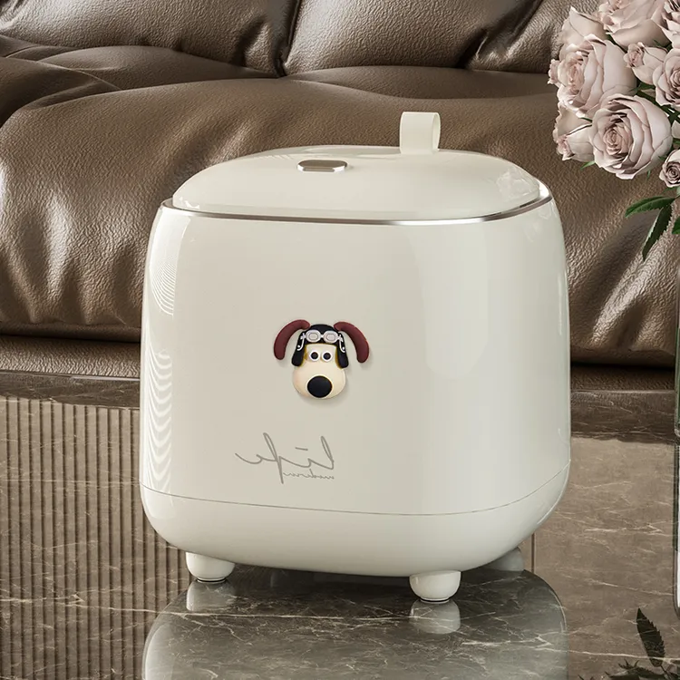 桌面垃圾桶家用迷你可爱餐桌办公室卧室宿舍小号带盖多功能收纳桶