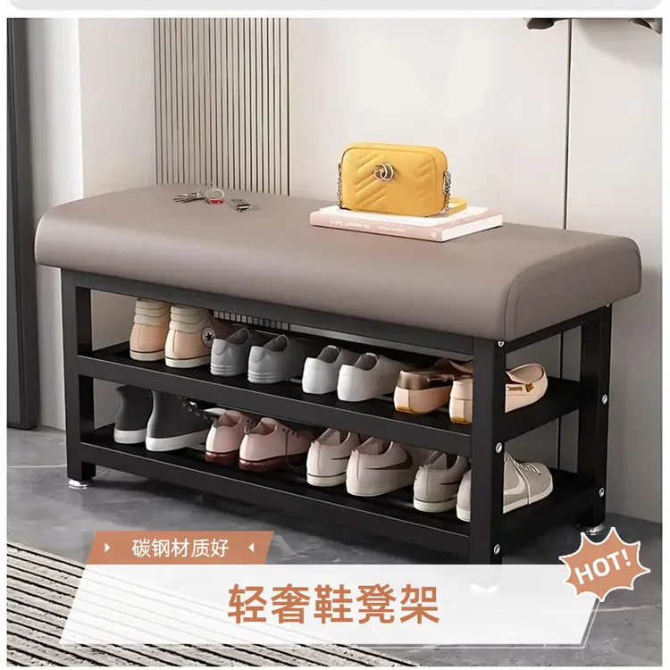 高质量乔迁新居入户门换鞋凳鞋架小户型公寓家居门外卧室房间鞋柜