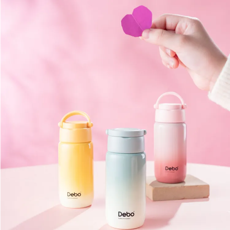 德铂欧曼316不锈钢便携迷你可爱口袋网红手提保温杯180ML