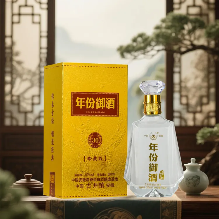 TIANXIAYIPINXIANG礼盒装浓香型白酒陈年纯粮食酒6瓶整箱52度500
