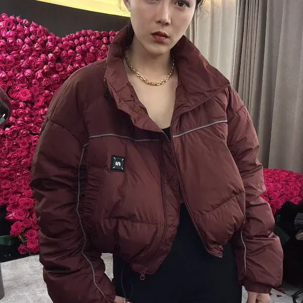 【耿老板2009#M】港风设计时尚洋气短面包服安心绒白鸭绒羽绒服