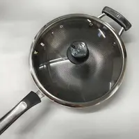品牌30cm不锈钢蜂窝炒锅家用厨具（不挑灶具）有副耳-C款