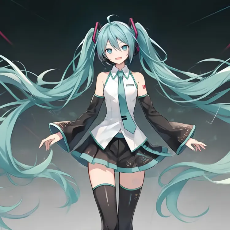初音未来可动人偶模型手办二次元卡通美少女周边摆件105-200