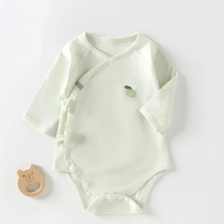 新生婴儿夏薄款包屁衣无骨宝宝打底秋季长袖爬服连体衣纯棉新生儿