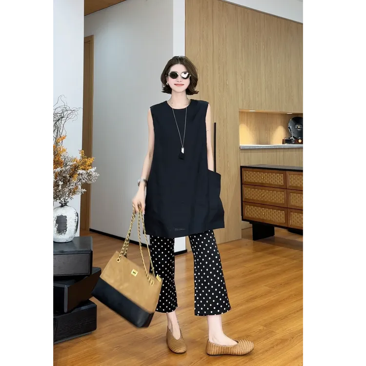 【运补6-8元】2025新款【半夏 】大口袋设计显瘦百搭全麻T恤 