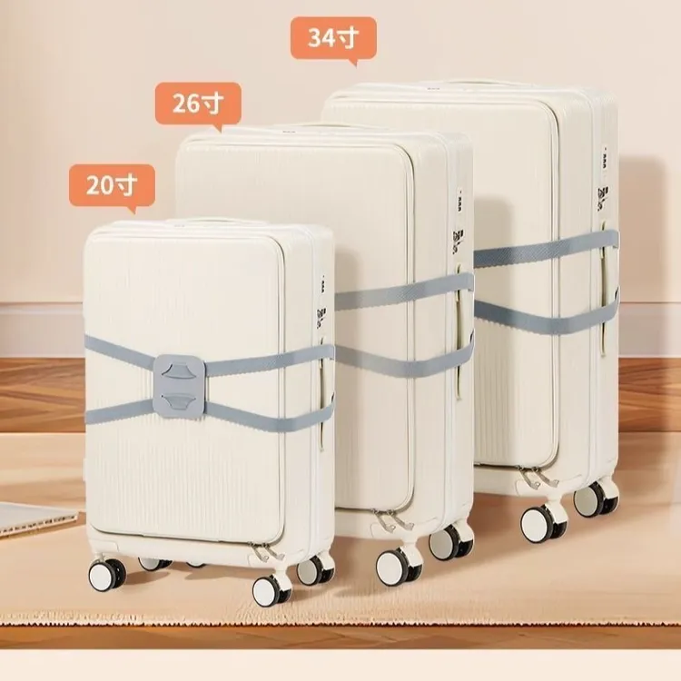 卡扣式弹力绳行李箱捆绑束带挂件防盗绳防爆保护行李箱绑带商品图