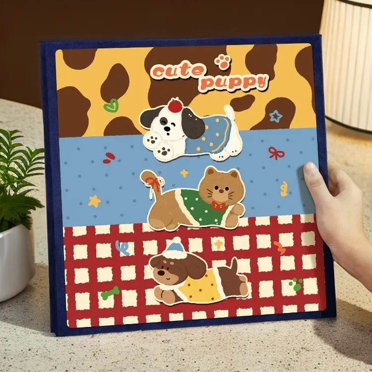 diy粘贴覆膜相册本纪念大容量356寸照片收纳儿童宝宝成长记录影集