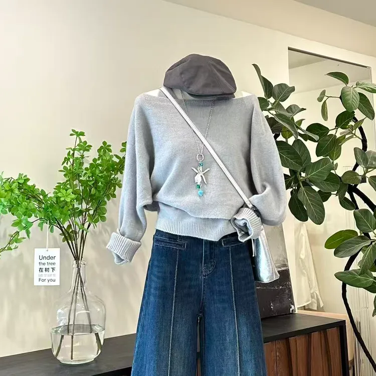 【烟岚逸致】韩系气质美式辣妹休闲显瘦上衣-80025