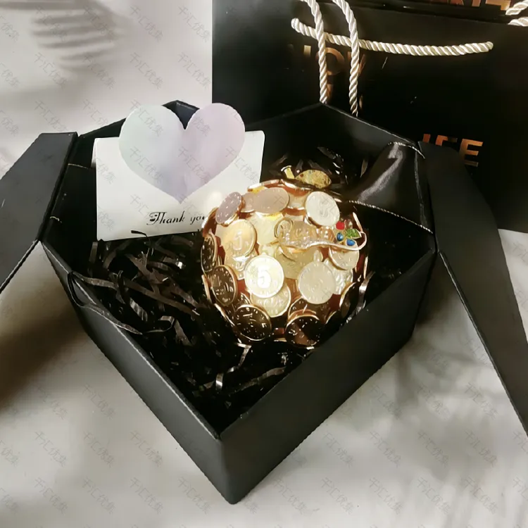 【成品定制】硬币平安果生日新年礼物情人节硬币金苹果礼盒