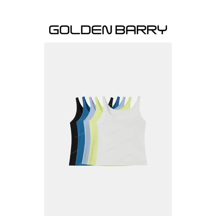 GOLDENBARRY舒适时尚U领百搭背心236001/236003