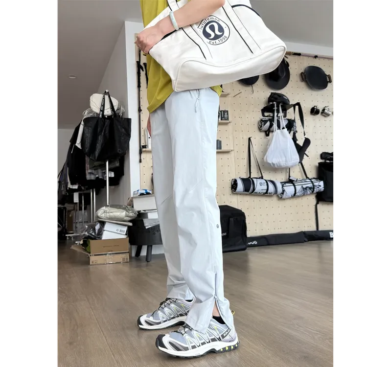 25夏季机能拉链户外运动高弹冰丝速干显瘦百搭男女同款工装休闲裤