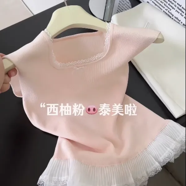 2025夏季新中式国风甜美印花衬衫女时尚气质收腰显瘦上衣小衫