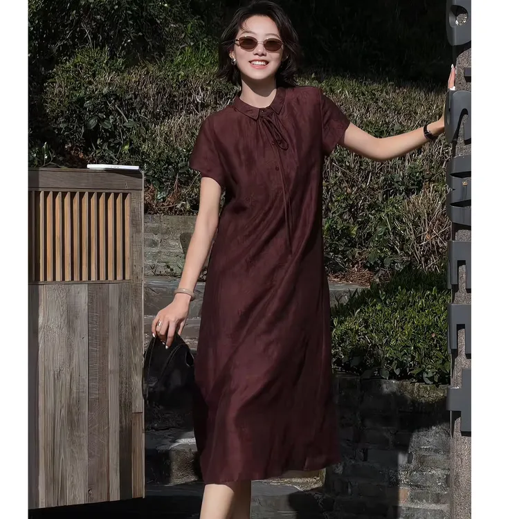 ZOZO HOME | 肌理之美冷图腾腰果花夏季新款休闲连衣裙q173772p