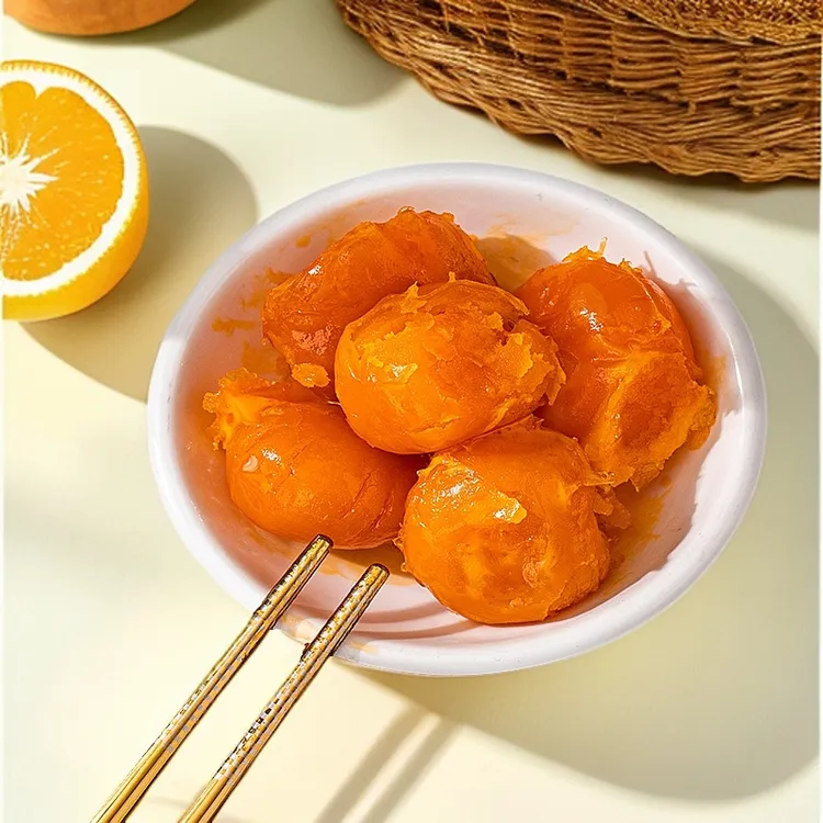 SANBAO/三宝即食高邮咸鸭蛋黄流油松沙口感烘焙零食配粥解馋2枚装