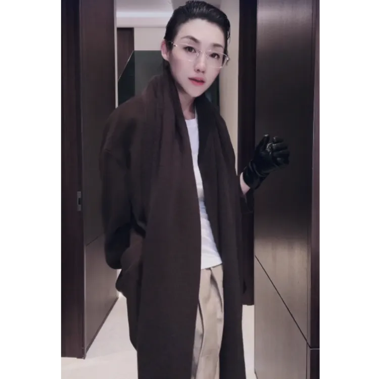 意大利小羊皮 可脱卸围巾 羊皮革 外套 WT1139