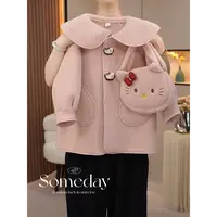 现货-女童外套冬装2025新款中大儿童加厚上衣