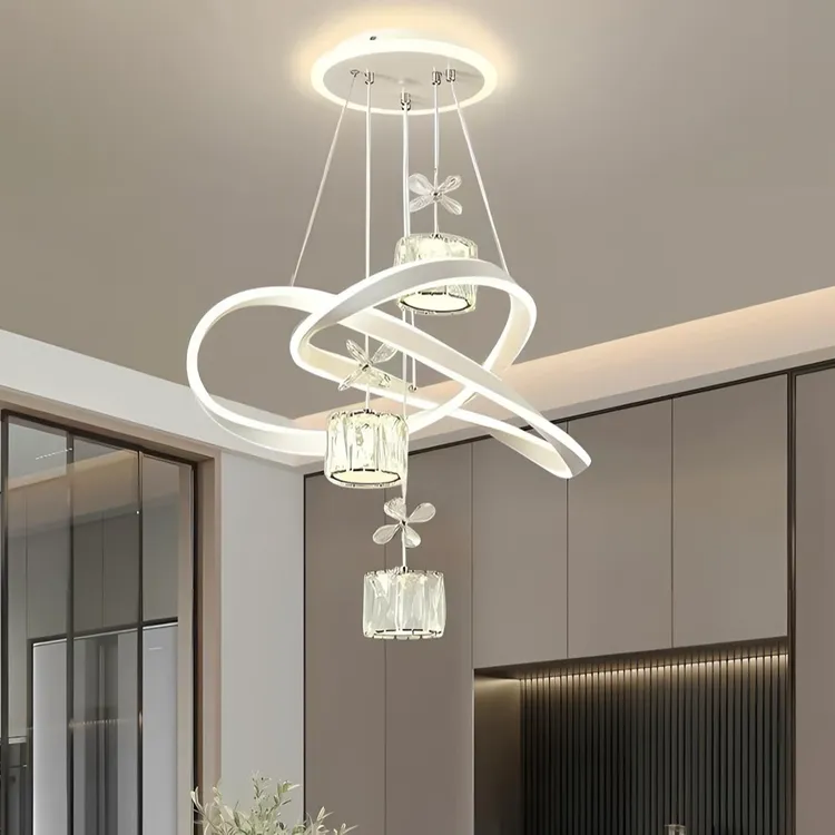 餐厅吊灯现代简约大厅新款中山灯具餐桌灯吧台网红吊灯创意客厅商品图