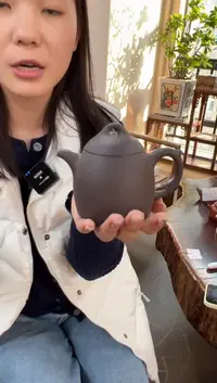 【闪购商品】紫砂茶壶【头哥手工壶】秦权天青泥