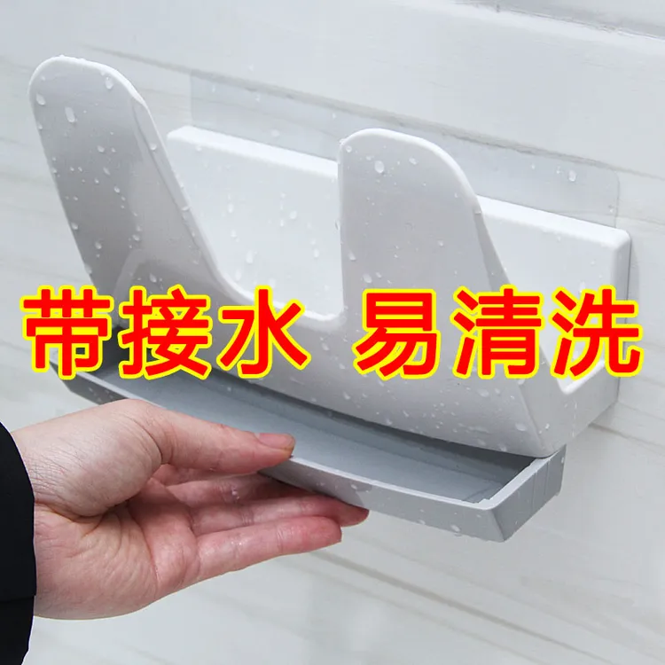 免打孔沥水锅盖架子 厨房放菜板的壁挂式置物架 家用壁挂收纳神器
