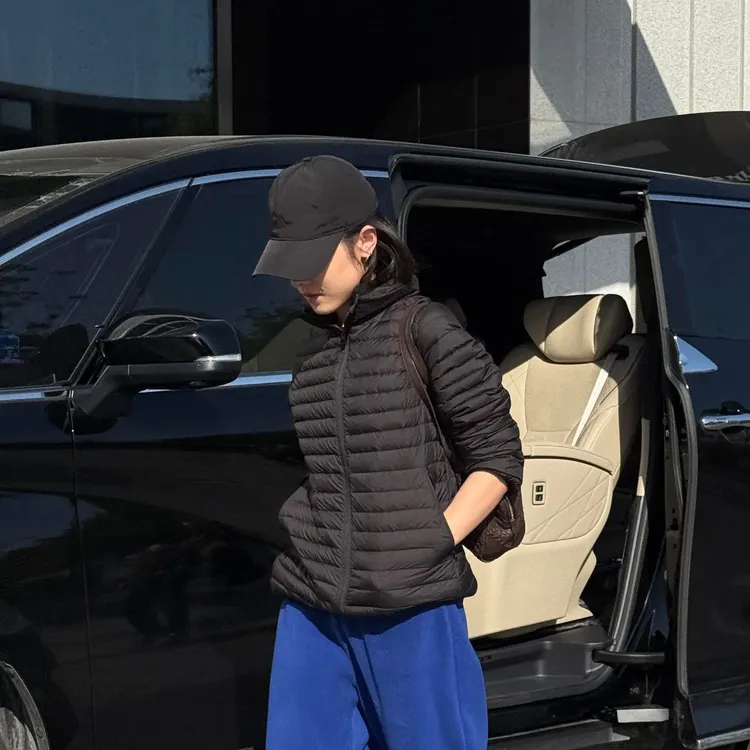 小排羽绒/户外轻量立领连帽排骨白鹅绒羽绒服