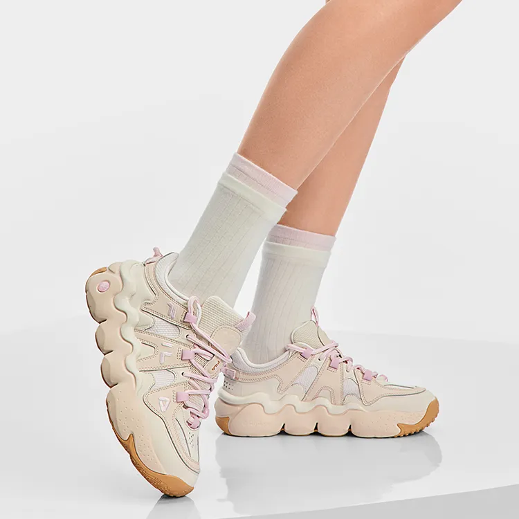 FILA 斐乐帕尼尼情侣运动鞋2025秋季新款篮球鞋休闲鞋面包老爹鞋