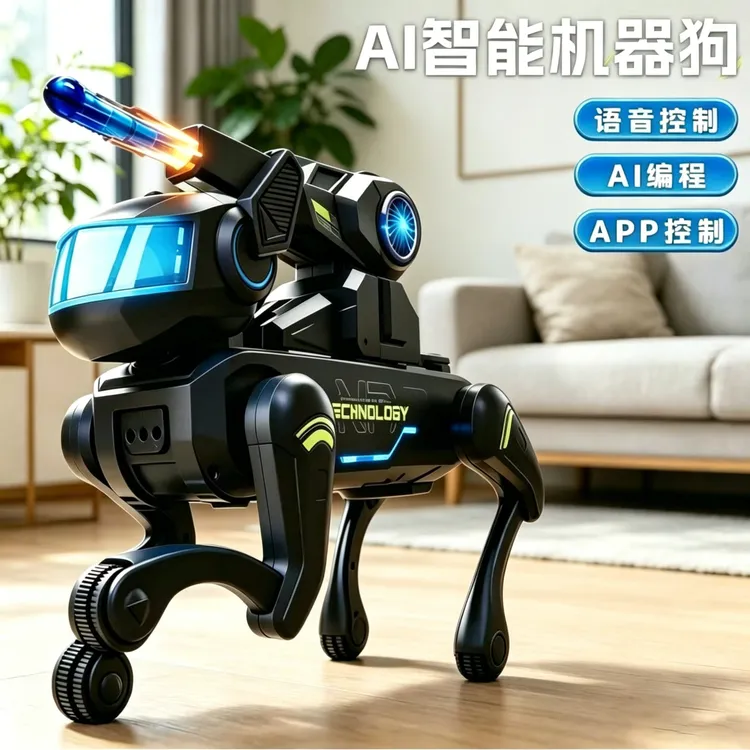 【六一礼物】新款AI机器狗人工智能玩具国潮玩具遥控编程儿童男孩商品图