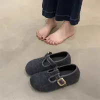 695-6A  新款时尚舒适百搭休闲平底勃肯鞋加绒