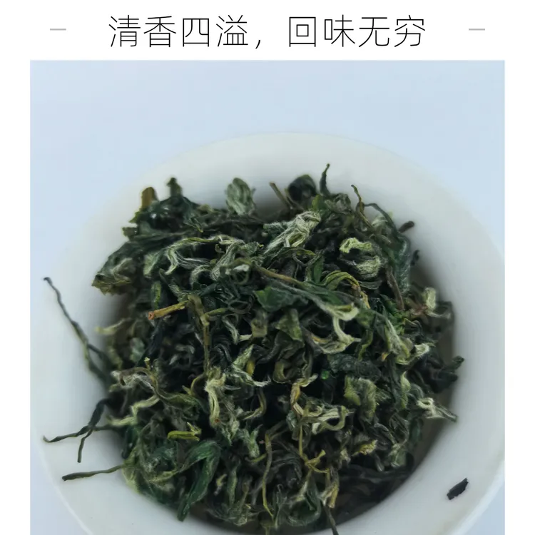 贵州梵净山绿茶2025年明后新茶鲜叶春茶栗香#东北嗷嗷叫忧遁草